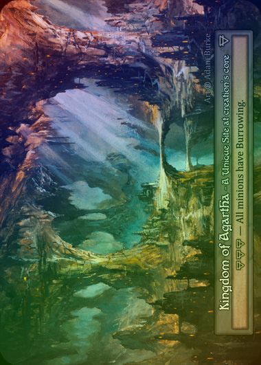 【FOIL】[Site] Kingdom of Agartha [beta-Unique]